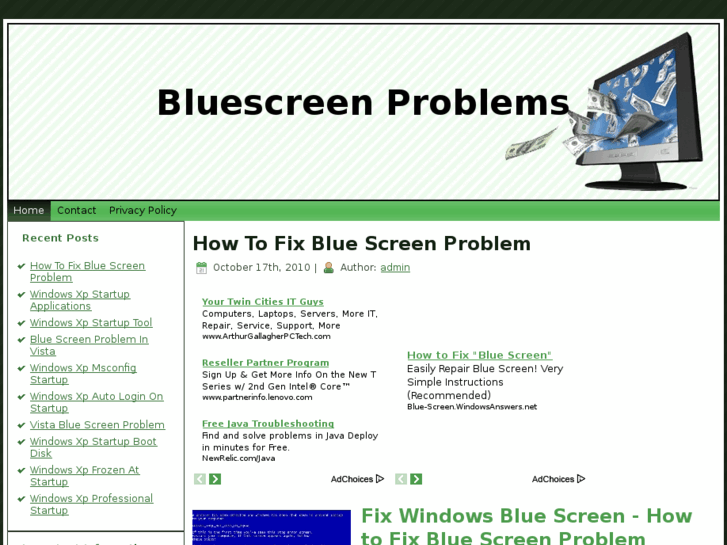 www.bluescreenproblem.com