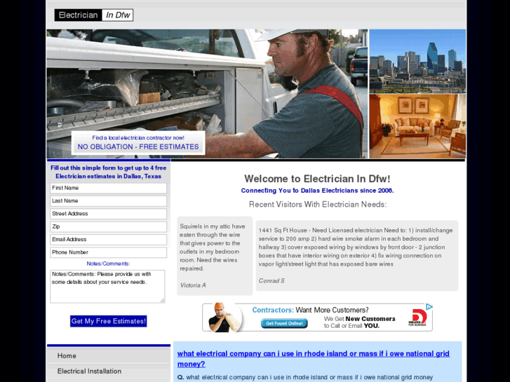 www.electricianindfw.com