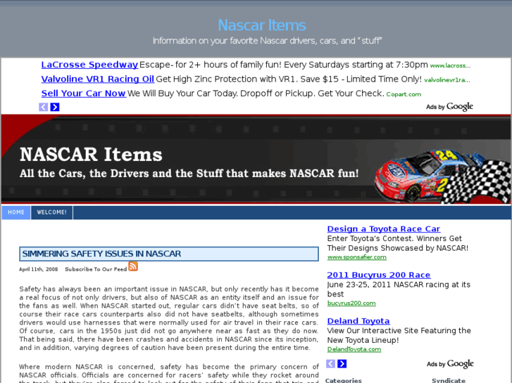 www.nascar-items.com