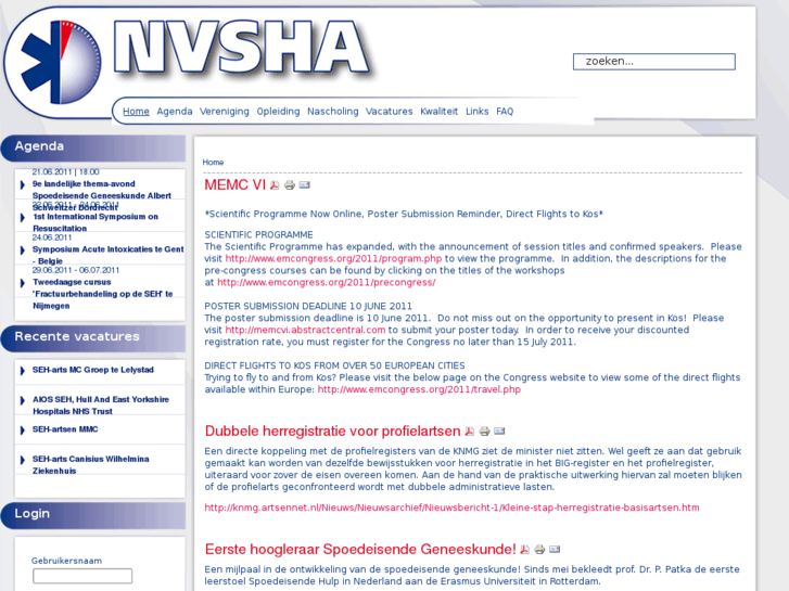 www.nvsha.nl