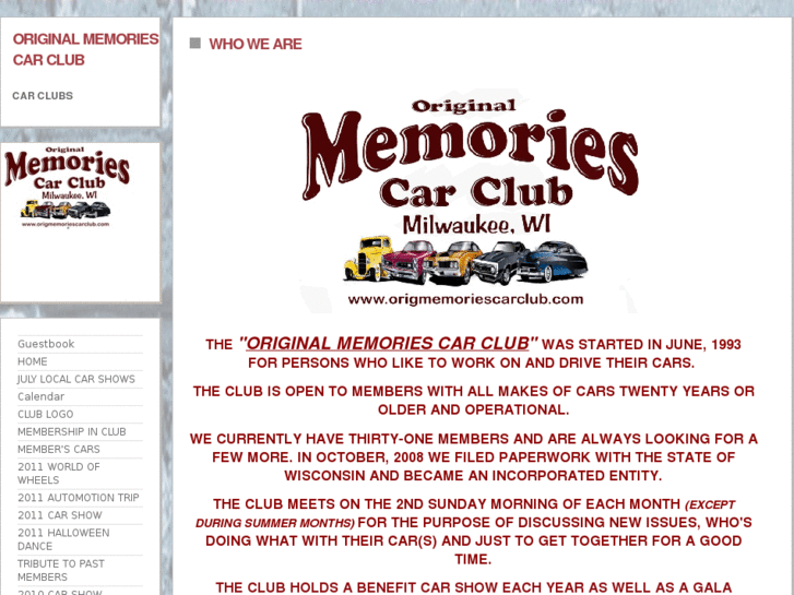 www.origmemoriescarclub.com