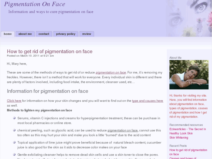 www.pigmentationonface.org