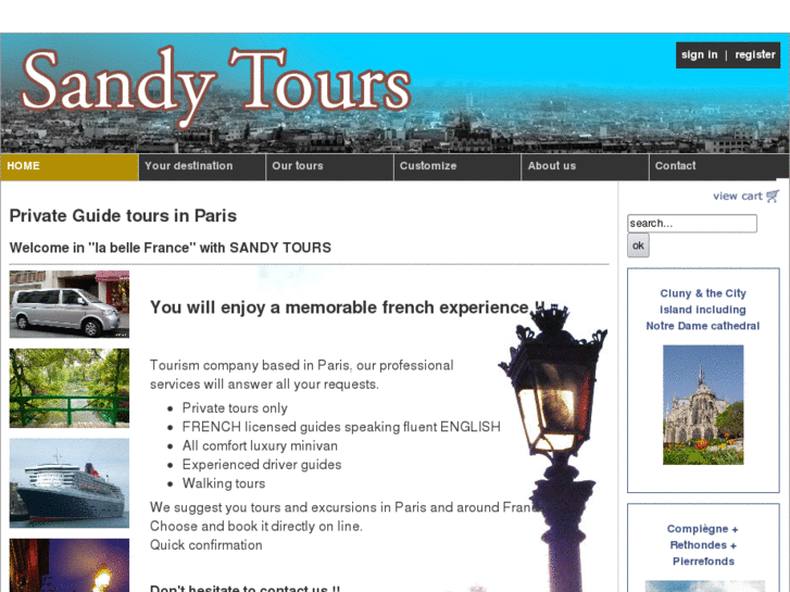 www.sandytours.com