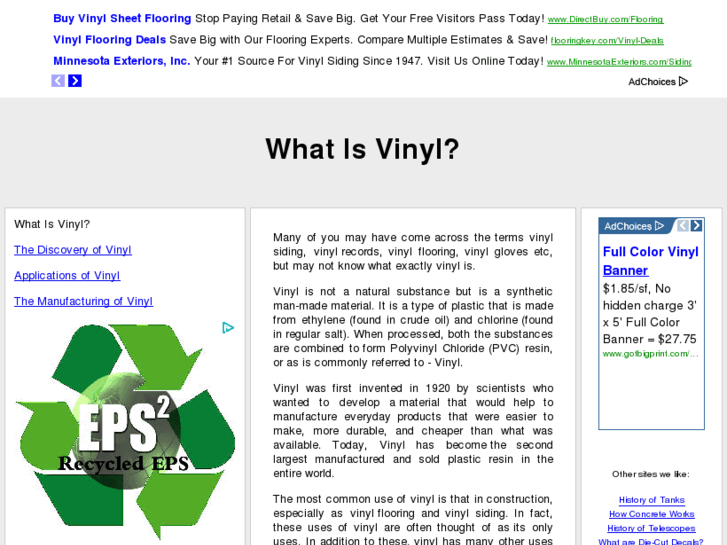 www.whatisvinyl.com