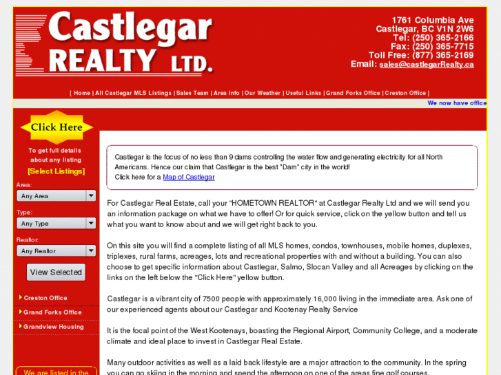 www.castlegarproperties.com