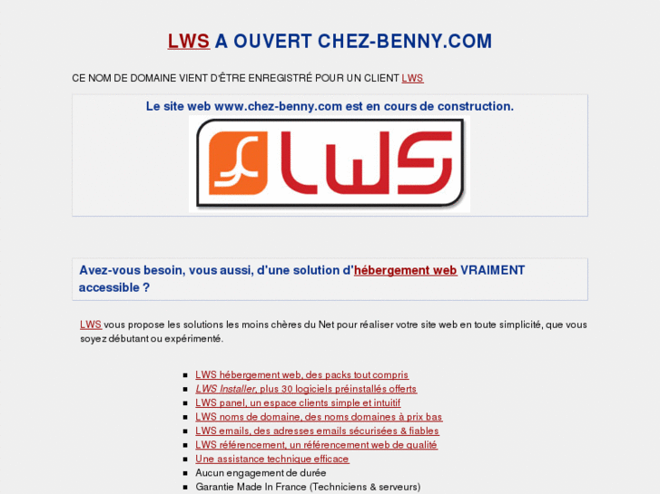 www.chez-benny.com