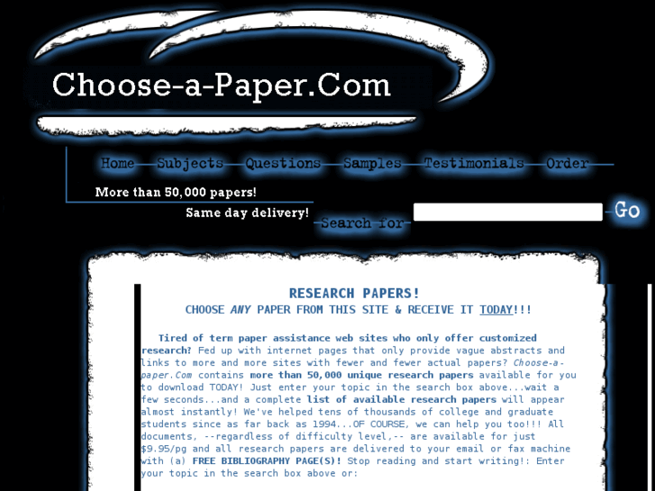 www.choose-a-paper.com