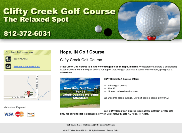 www.cliftycreekgolfcourse.com