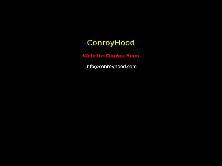 www.conroyhood.com