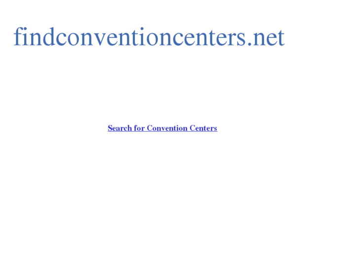 www.findconventioncenters.net