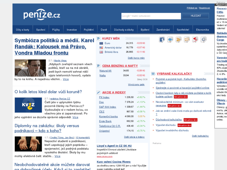 www.penize.cz