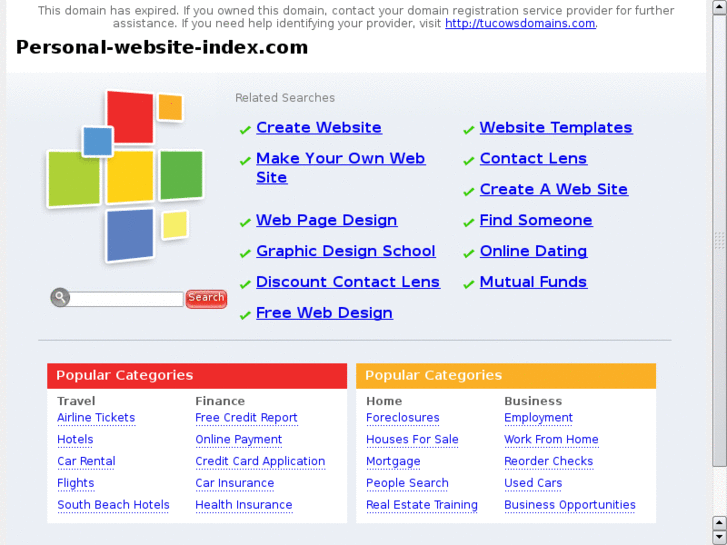 www.personal-website-index.com