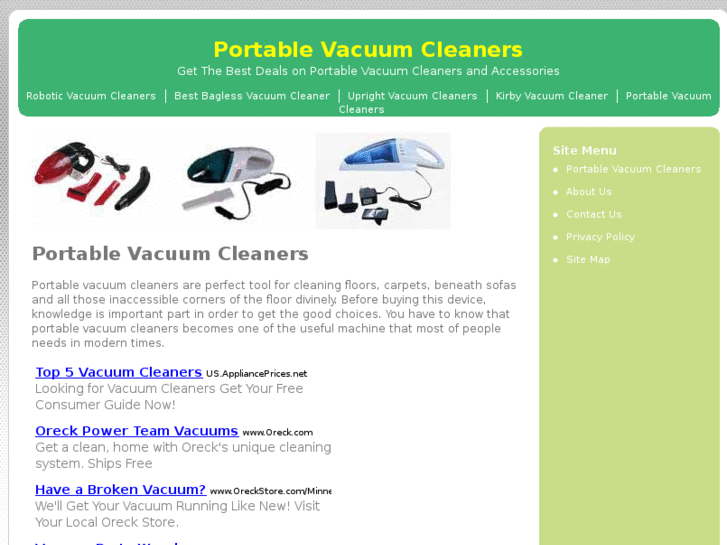 www.portablevacuumcleaners.org