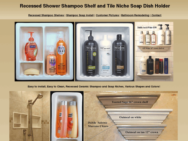 www.showershampooshelf-recessedtileniche-soapdishholder.com