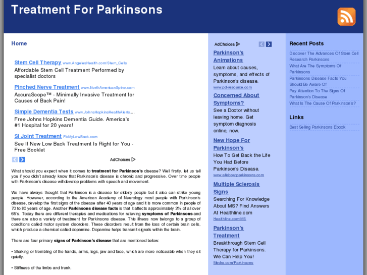 www.treatmentforparkinsons.net