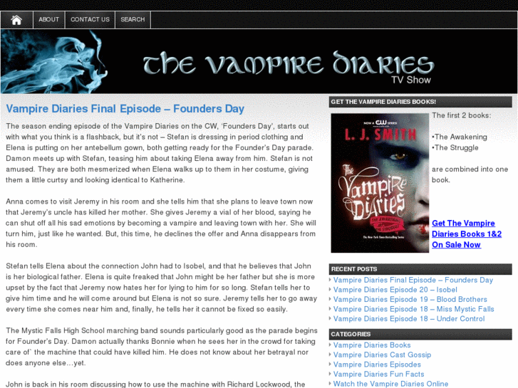 www.vampirediariestvshow.com