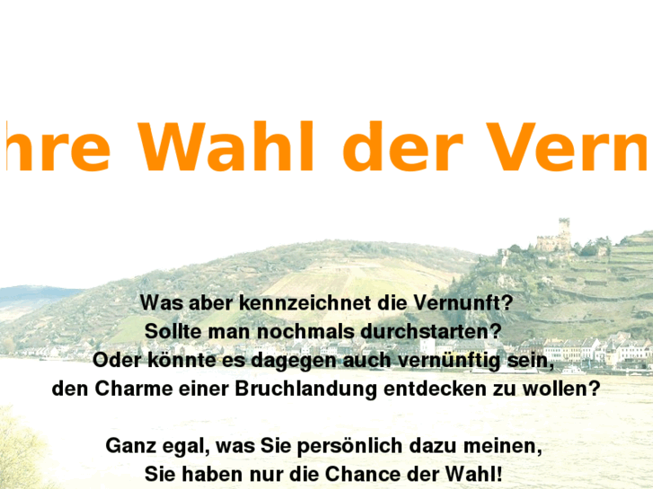 www.vernunftwahl.de