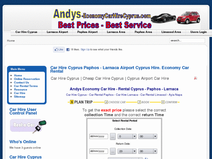 www.andys-economycarhirecyprus.com