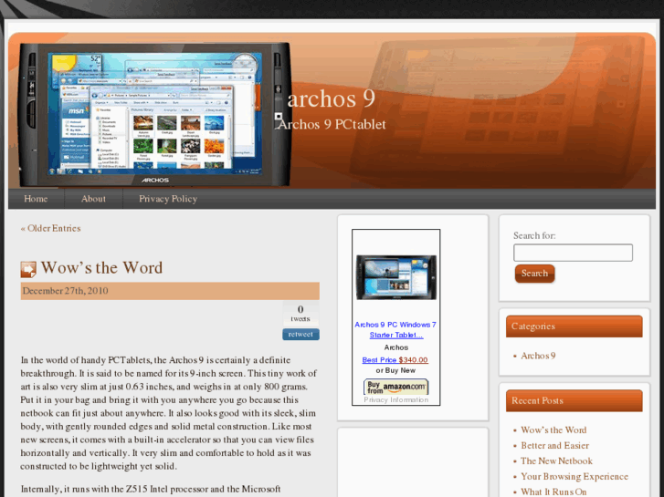 www.archos9pctablet.com