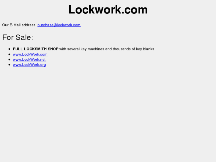 www.lockwork.org