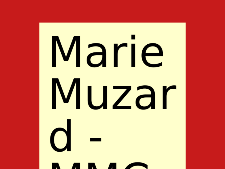 www.mariemuzard.com