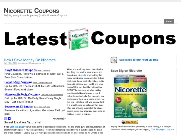 www.nicorettecoupons.org