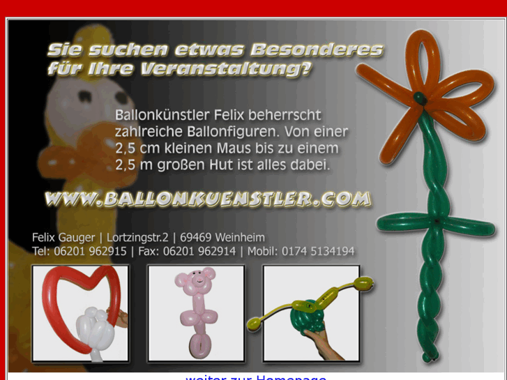 www.ballonkuenstler.com