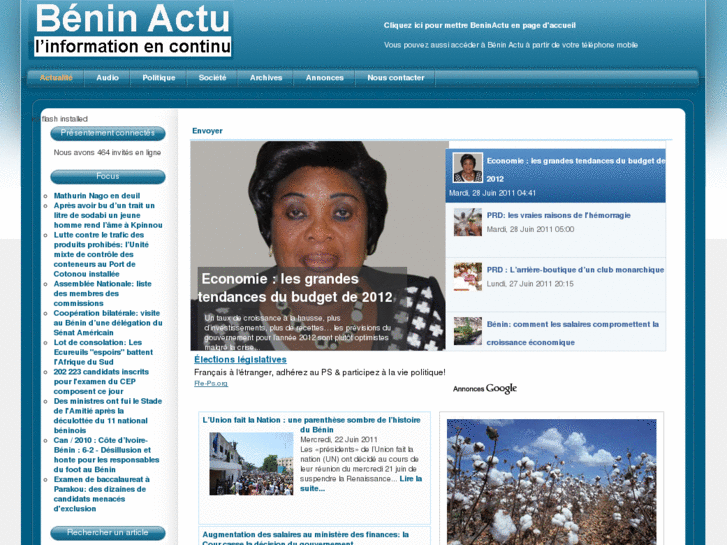 www.beninactu.com