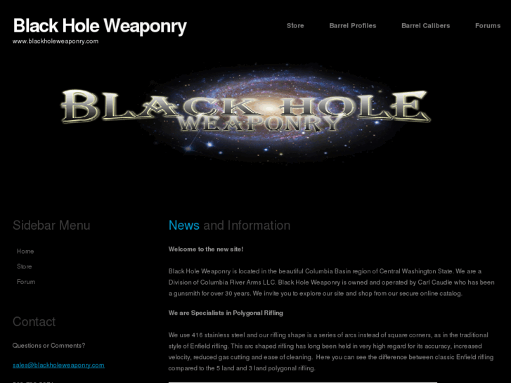 www.blackholeweaponry.com