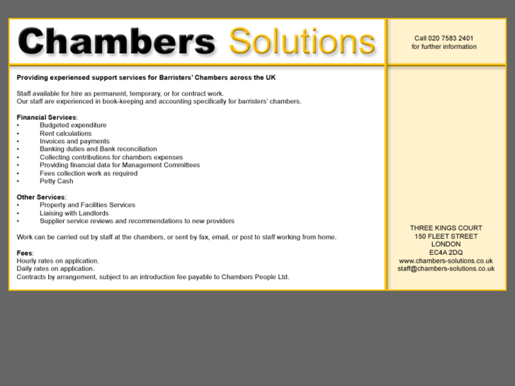 www.chambers-solutions.co.uk