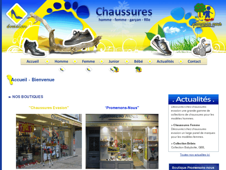 www.chaussuresevasion.com