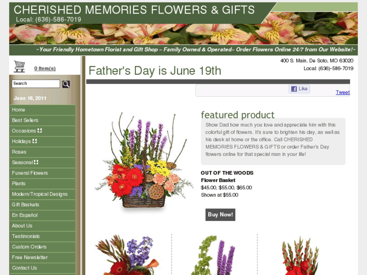 www.cherishedmemoriesflowers.com