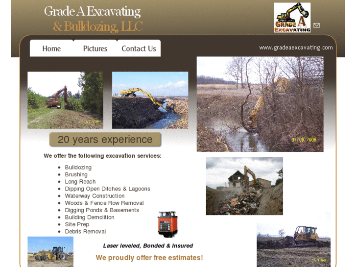 www.gradeaexcavating.com