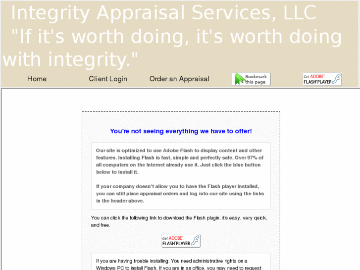 www.integrityappraisalservices.net