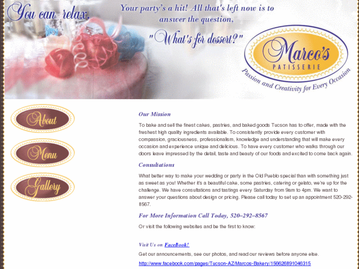 www.marcosbakery.com