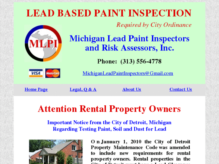 www.michiganleadpaintinspectors.com