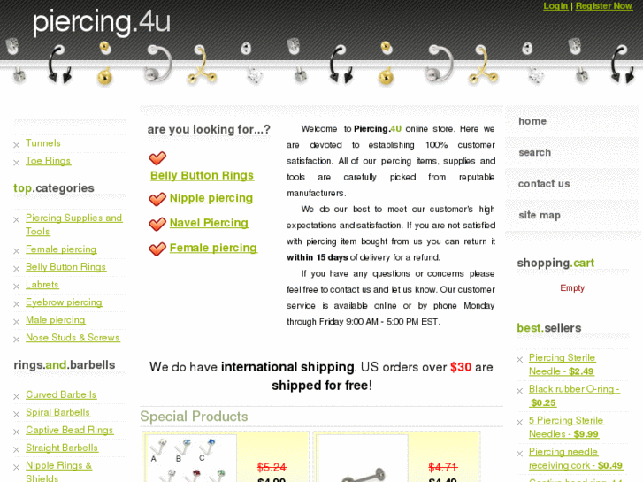 www.piercing4u.net