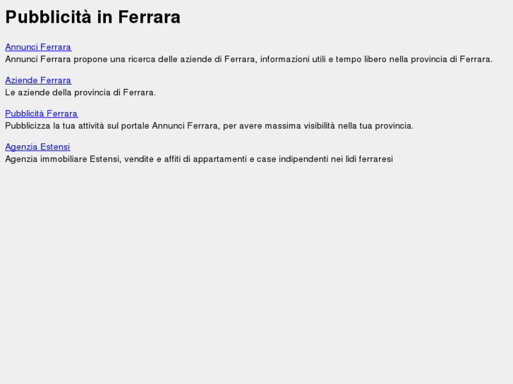 www.pubblicita-ferrara.com