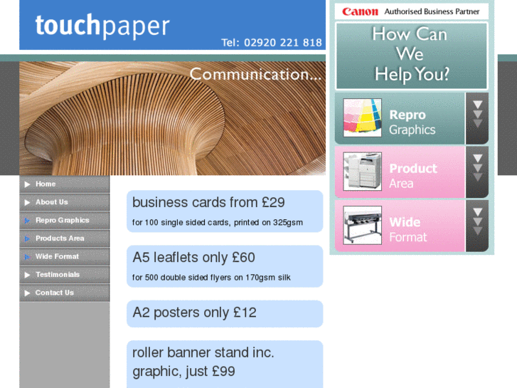 www.touchpapercardiff.com