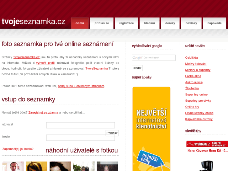 www.tvojeseznamka.cz