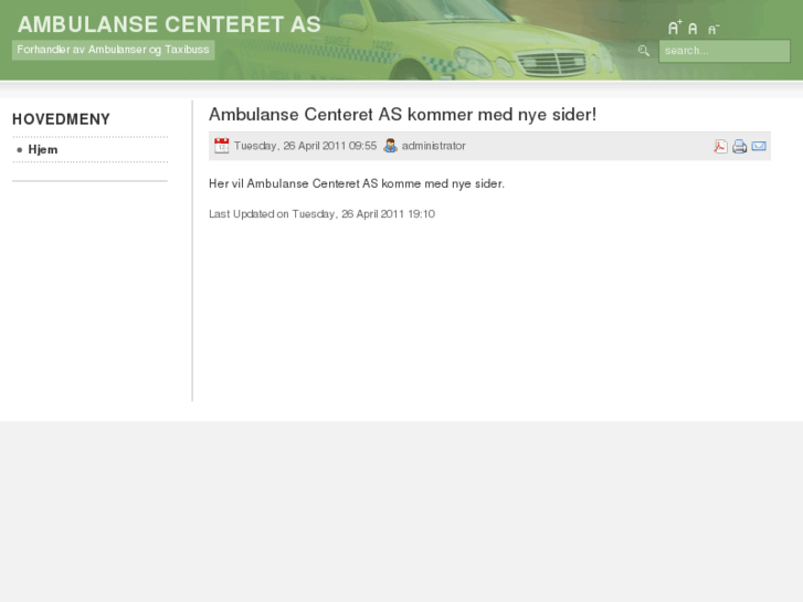 www.ambulanse-centeret.no