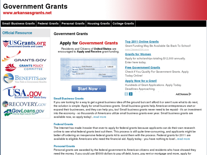 www.arkansasgrants.net