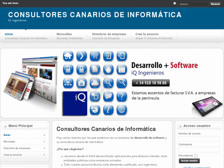 www.consultorescanariosdeinformatica.com