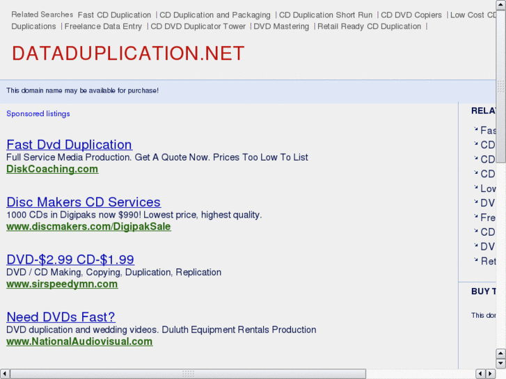 www.dataduplication.net