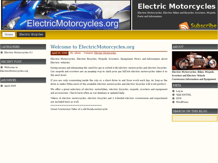 www.electricmotorcycles.org