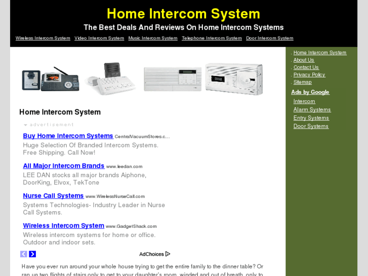 www.homeintercomsystems.org