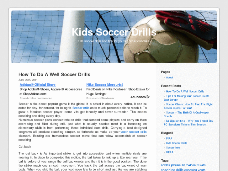 www.kidssoccerdrills.net