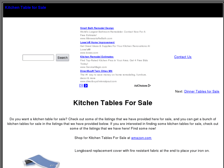 www.kitchentableforsale.com