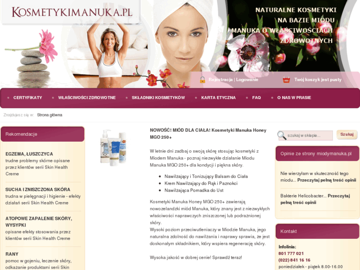 www.kosmetykimanuka.pl