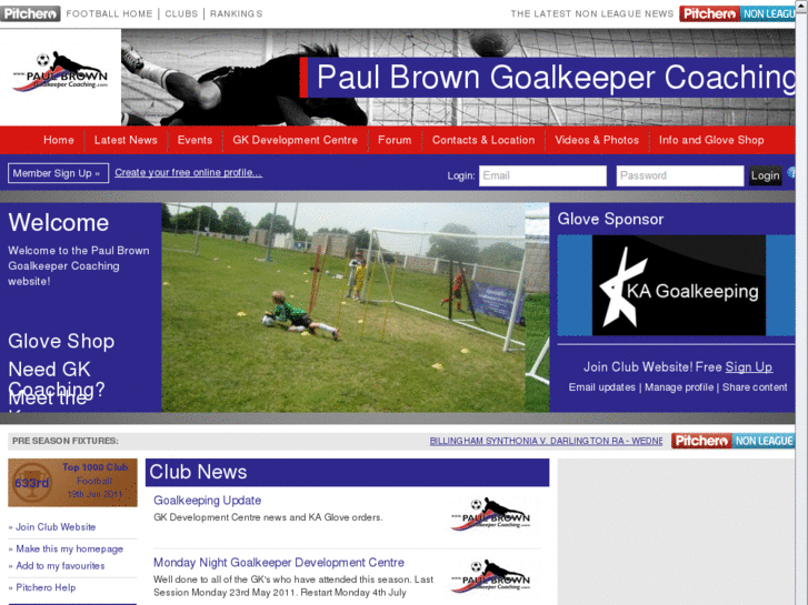 www.paulbrowngoalkeepercoaching.com